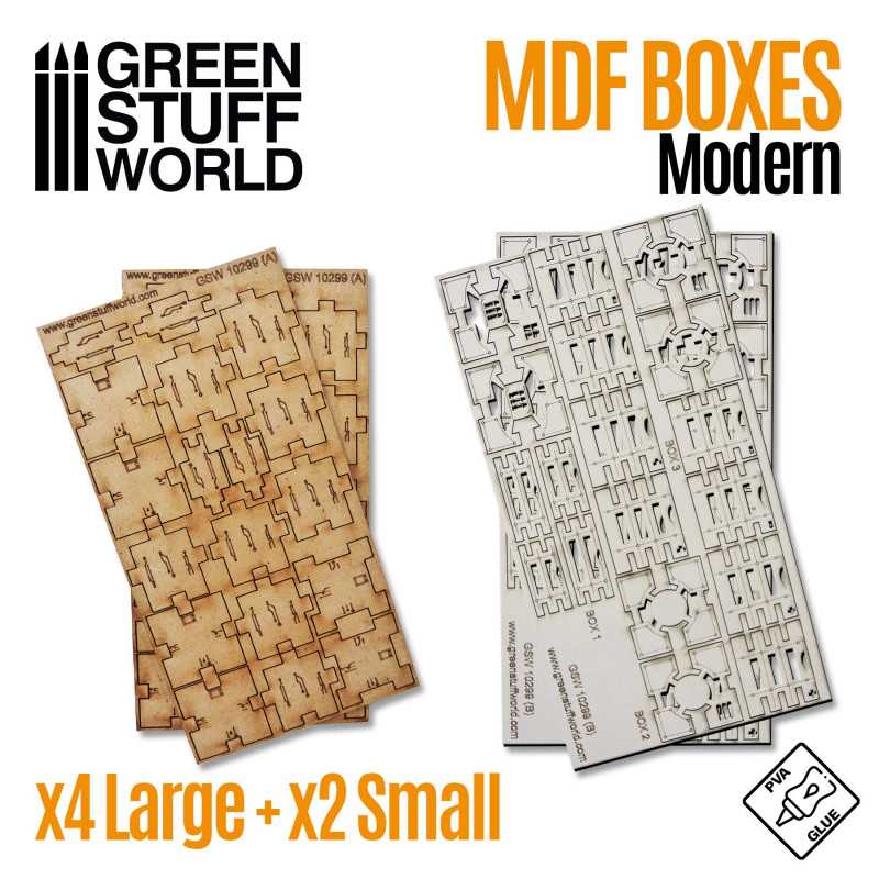 Green Stuff World - MDF Modern boxes