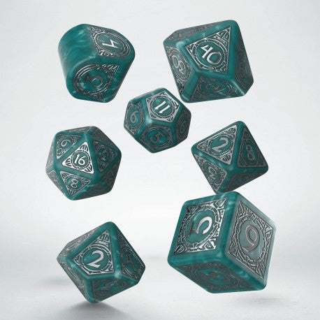 Q Workshop - Dice - RPG Set - Viking - Mjolnir