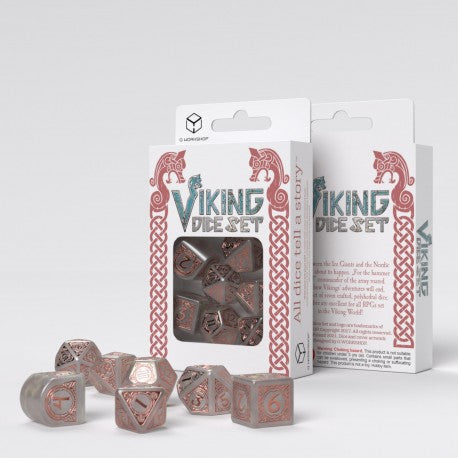 Q Workshop - Dice - RPG Set - Viking - Niflheim