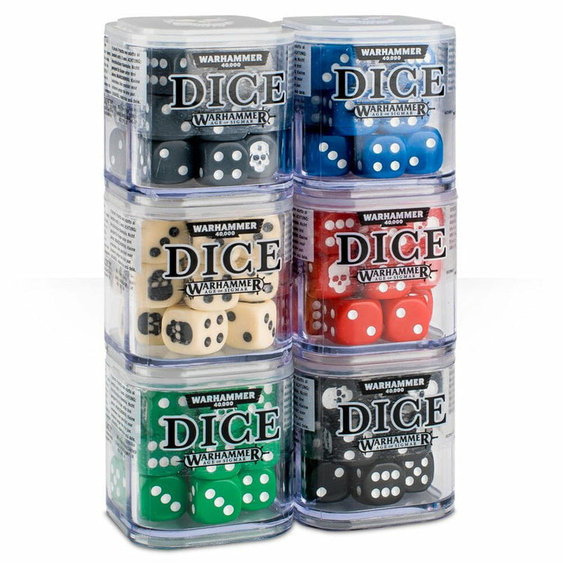 Warhammer - Dice 12mm - Different Colors