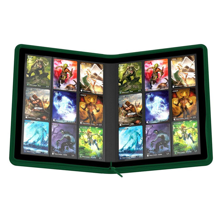 Ultimate Guard - 18-Pocket Zipfolio Xenoskin - Green