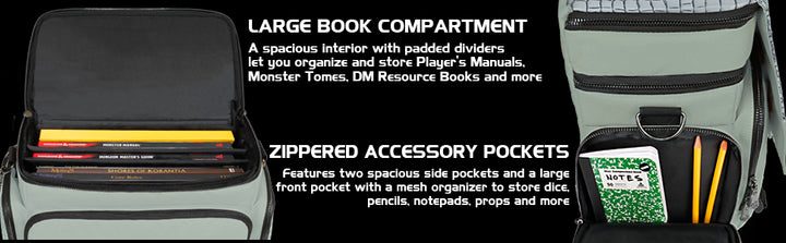Enhance - Tabletop RPG Adventurer's Bag - Collectors Edition - Silver
